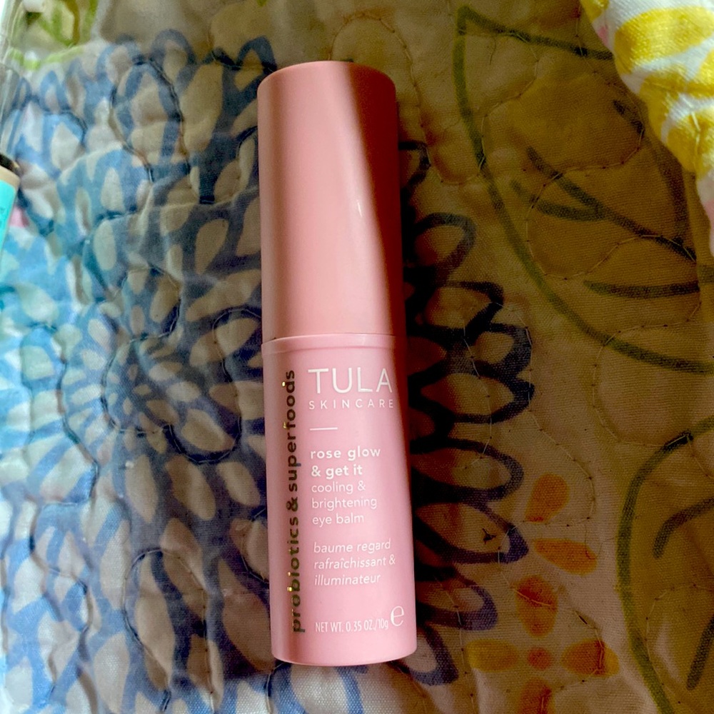 Used once Tula skincare glow and get it eye balm
